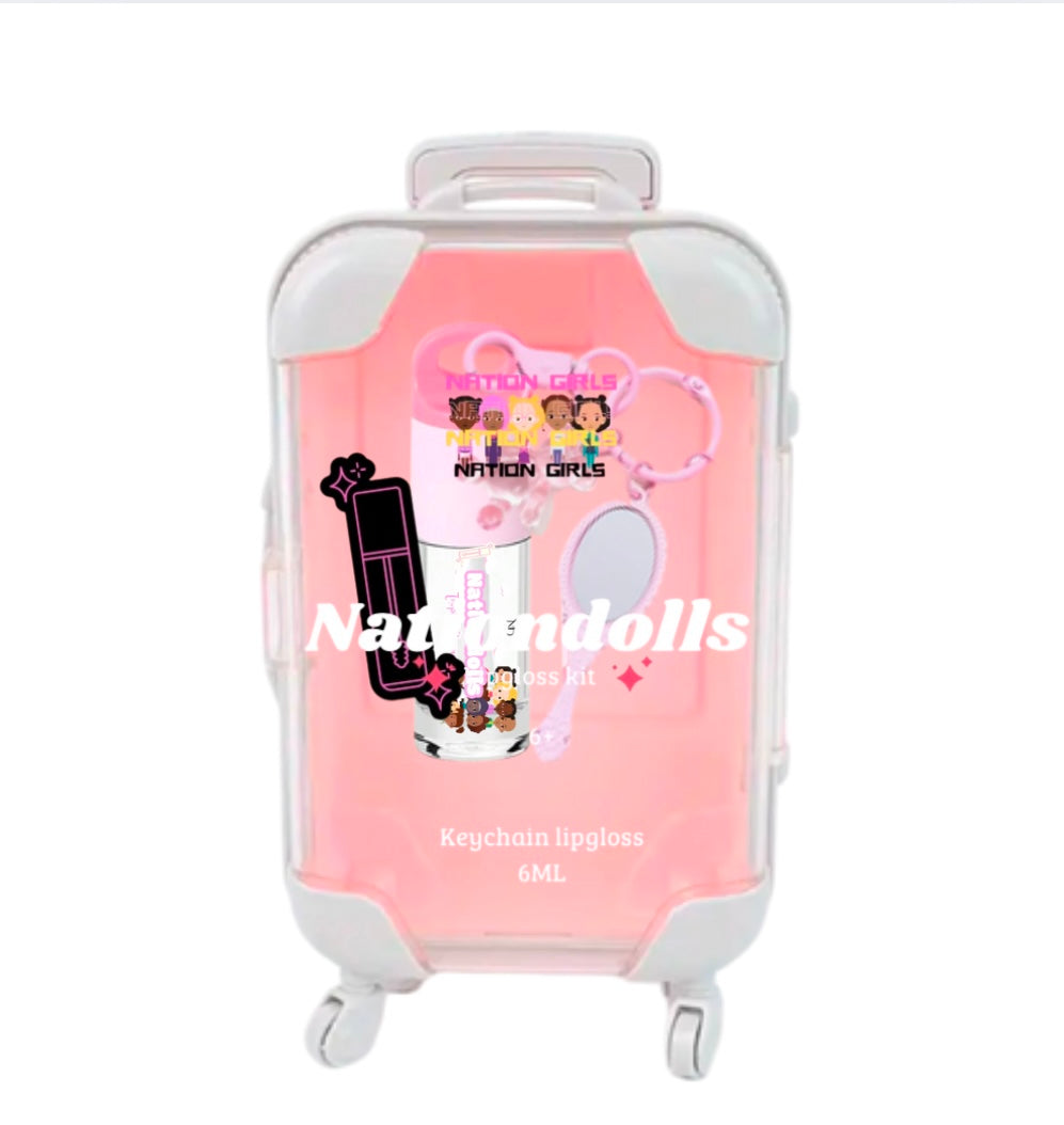 Lipgloss keychain set