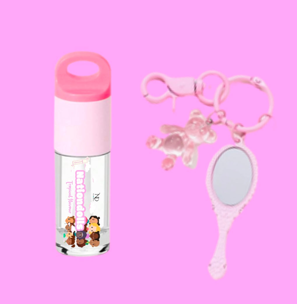 Lipgloss keychain set