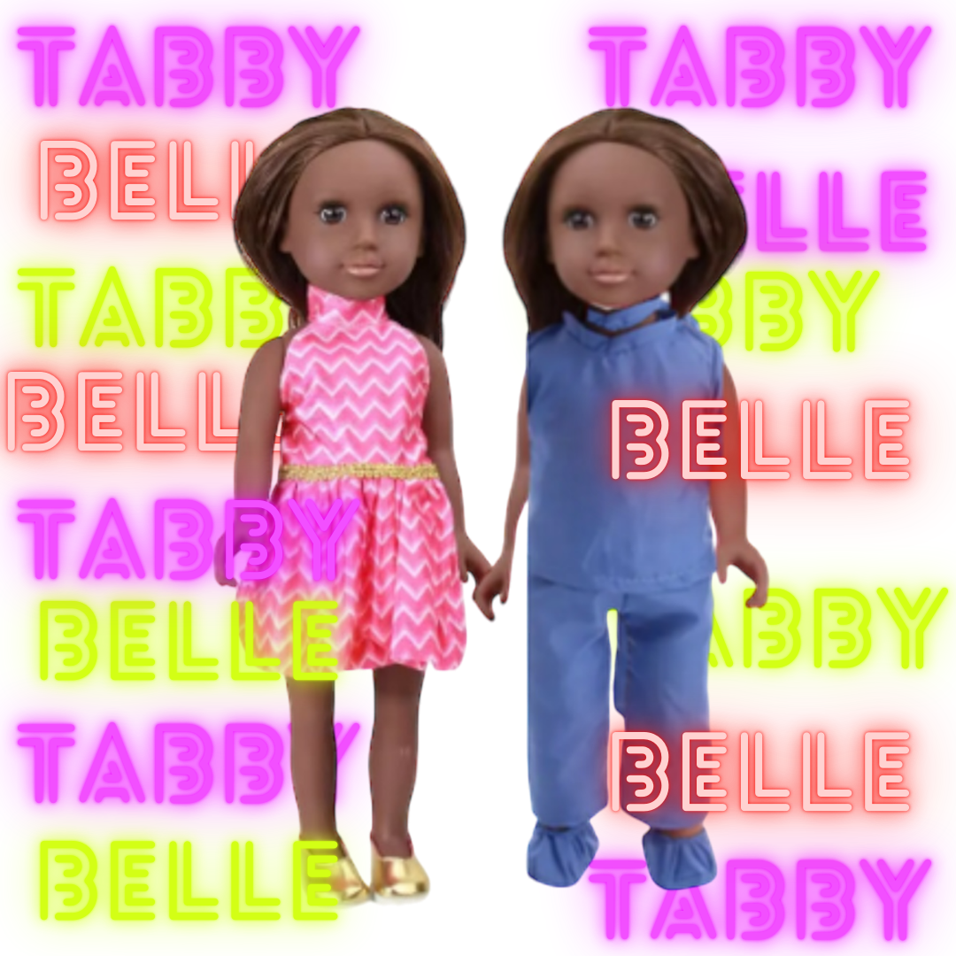 Belle & Tabby ibeji omolankidi